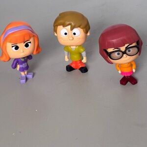 Scooby-Doo! Bobblehead Three Piece Lot Character Set McDonald's Happy Meal Toys